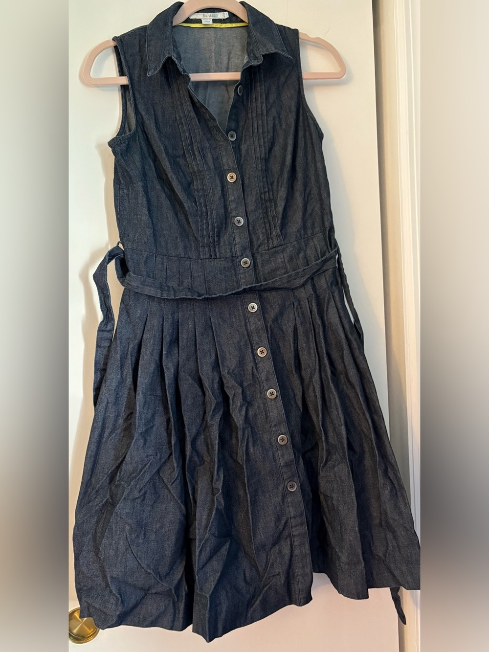 Boden denim sleeveless dress
